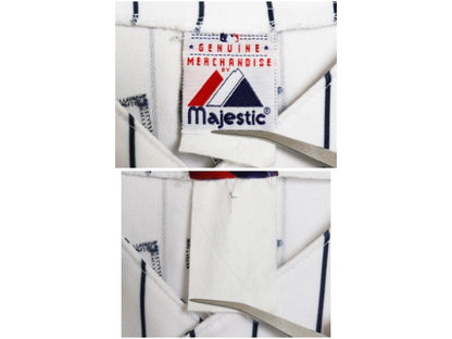 ヤンキース ベースボール シャツ メンズ XXXL 程 MLB オフィシャル マジェスティック 大リーグ ユニフォーム 重ね着 ジャージ 大きいサイズ