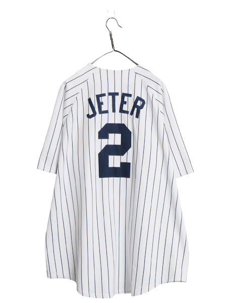 ヤンキース ベースボール シャツ メンズ XXXL 程 MLB オフィシャル マジェスティック 大リーグ ユニフォーム 重ね着 ジャージ 大きいサイズ