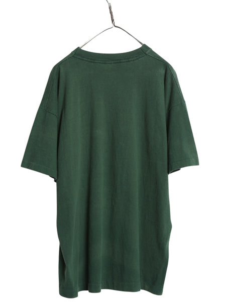 90s ピンクフロイド イラスト 刺繍 Tシャツ メンズ XL 程/ オールド 当時物 グラフィック ワンポイント バンド ロック シングルステッチ 緑
