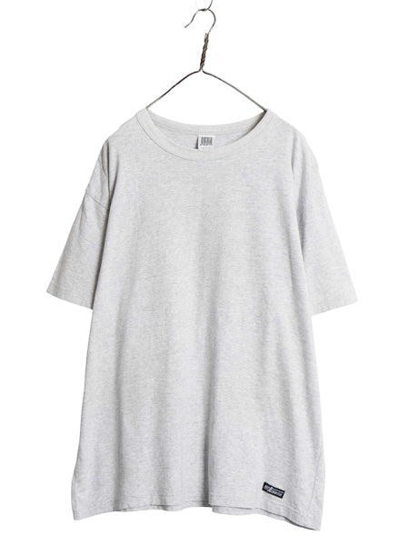 90s オールド ギャップ 無地 半袖 Tシャツ メンズ L / ヘビーウェイト コットン ブランク ソリッド クルーネック トップス カットソー 灰