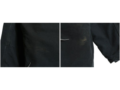 カーハート ダック トラディショナル コート メンズ L ジャケット ブルゾン 中綿 キルティング ライナー 脱着 フード付き カバーオール 黒