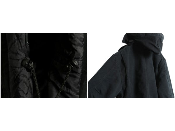 カーハート ダック トラディショナル コート メンズ L ジャケット ブルゾン 中綿 キルティング ライナー 脱着 フード付き カバーオール 黒