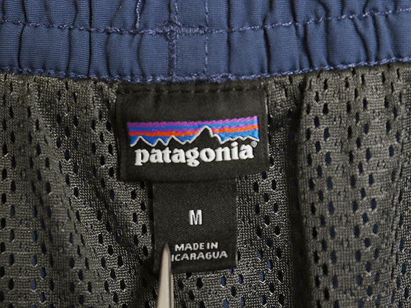 パタゴニア バギーズ ショーツ メンズ M 古着 アウトドア ナイロン ショートパンツ 短パン 海パン 水陸両用 インナー付き スイム サーフ 紺