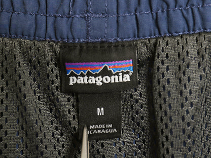 パタゴニア バギーズ ショーツ メンズ M 古着 アウトドア ナイロン ショートパンツ 短パン 海パン 水陸両用 インナー付き スイム サーフ 紺