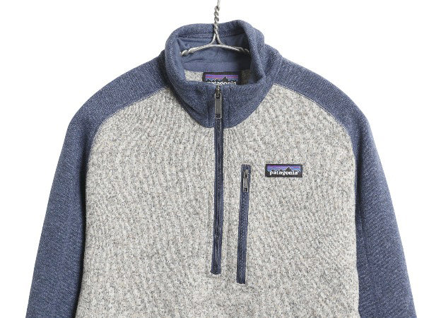 パタゴニア ベターセーター ハーフジップ メンズ S / 古着 19年製 アウトドア フリース セーター 裏起毛 プルオーバー ジャケット ツートン