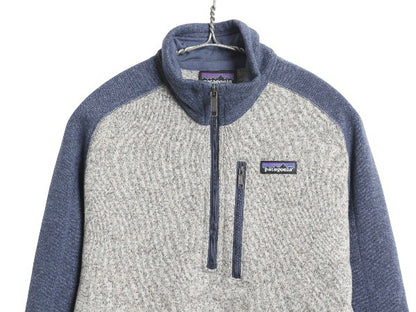 パタゴニア ベターセーター ハーフジップ メンズ S / 古着 19年製 アウトドア フリース セーター 裏起毛 プルオーバー ジャケット ツートン