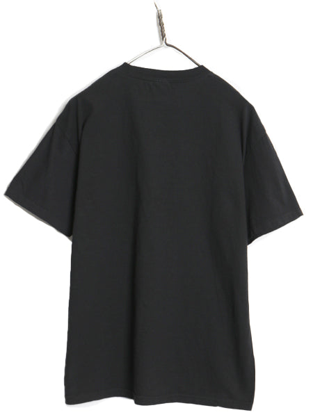 00s キッス プリント 半袖 Tシャツ メンズ L 古着 オールド 当時物 イラスト フォト グラフィック バンド ロック ツアー ヘビーウェイト 黒