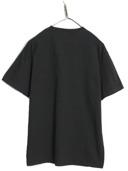 00s キッス プリント 半袖 Tシャツ メンズ L 古着 オールド 当時物 イラスト フォト グラフィック バンド ロック ツアー ヘビーウェイト 黒