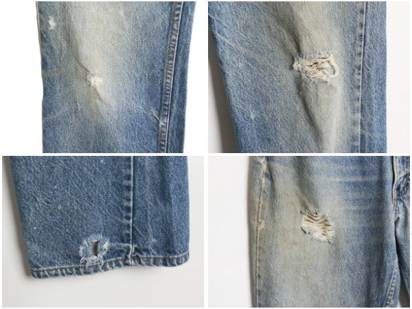 90s USA製 リーバイス 517 ブーツカット デニム パンツ 36 34 / 古着 オールド ジーンズ ジーパン フレア クラッシュ ヒゲ アタリ ボトムス