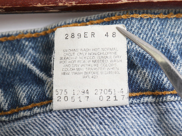 90s USA製 リーバイス 517 ブーツカット デニム パンツ 36 34 / 古着 オールド ジーンズ ジーパン フレア クラッシュ ヒゲ アタリ ボトムス