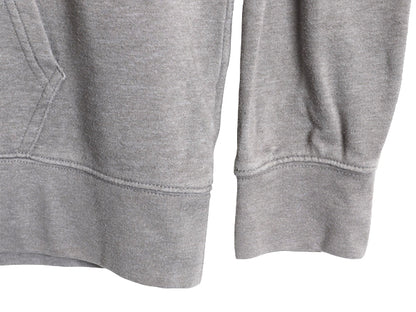 ノースフェイス 両面 プリント スウェット フード パーカー メンズ XL 古着 グラフィック プルオーバー トレーナー 裏起毛 大きいサイズ 灰