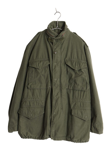 ステンシル 80s 米軍実物 US ARMY M-65 フィールド ジャケット MEDIUM REGULAR 80年製 ヴィンテージ ミリタリー 軍物 3rd ブラス ブルゾン