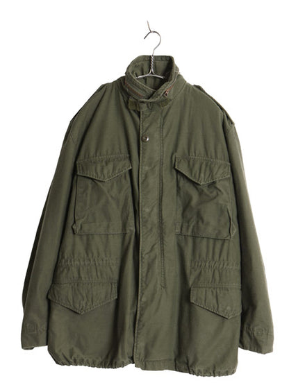 ステンシル 80s 米軍実物 US ARMY M-65 フィールド ジャケット MEDIUM REGULAR 80年製 ヴィンテージ ミリタリー 軍物 3rd ブラス ブルゾン