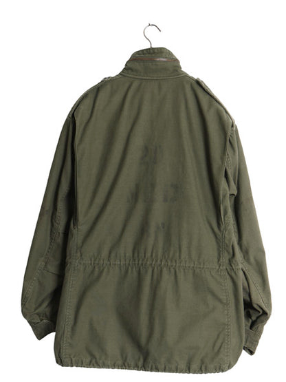 ステンシル 80s 米軍実物 US ARMY M-65 フィールド ジャケット MEDIUM REGULAR 80年製 ヴィンテージ ミリタリー 軍物 3rd ブラス ブルゾン