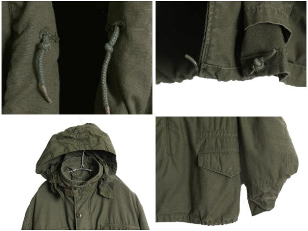 ステンシル 80s 米軍実物 US ARMY M-65 フィールド ジャケット MEDIUM REGULAR 80年製 ヴィンテージ ミリタリー 軍物 3rd ブラス ブルゾン