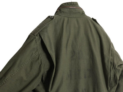 ステンシル 80s 米軍実物 US ARMY M-65 フィールド ジャケット MEDIUM REGULAR 80年製 ヴィンテージ ミリタリー 軍物 3rd ブラス ブルゾン