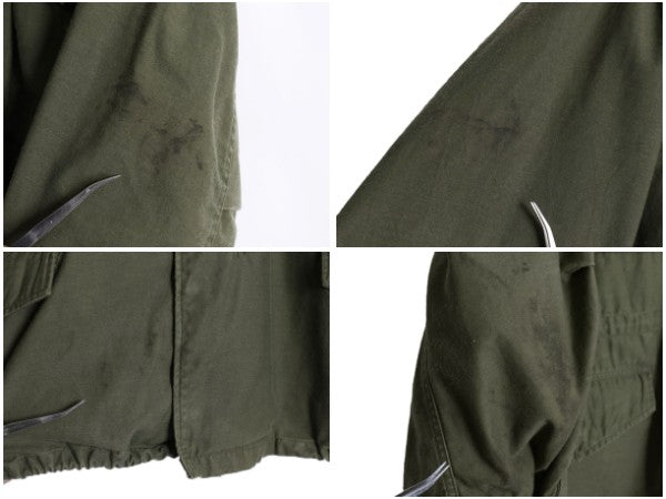 ステンシル 80s 米軍実物 US ARMY M-65 フィールド ジャケット MEDIUM REGULAR 80年製 ヴィンテージ ミリタリー 軍物 3rd ブラス ブルゾン