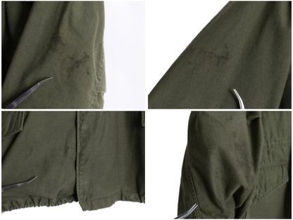 ステンシル 80s 米軍実物 US ARMY M-65 フィールド ジャケット MEDIUM REGULAR 80年製 ヴィンテージ ミリタリー 軍物 3rd ブラス ブルゾン