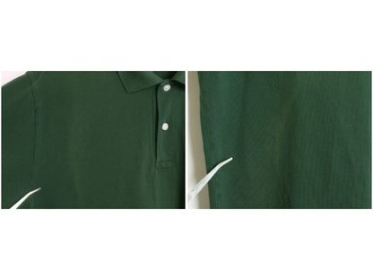 ブルックスブラザーズ 鹿の子 半袖 ポロシャツ メンズ XL / 半袖シャツ ワンポイント カットソー コットン スリムフィット 大きいサイズ 緑