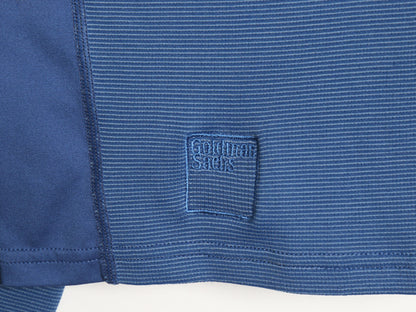 00s USA製 パタゴニア キャプリーン 長袖 Tシャツ メンズ L 05年製 オールド アウトドア ハーフジップ ボーダー ストレッチ アンダーシャツ
