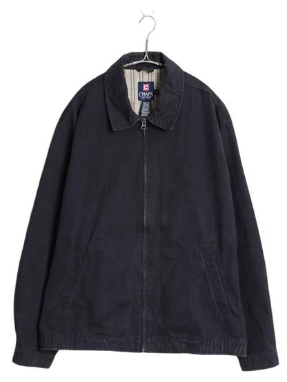 00s チャップス ラルフローレン コットン スイングトップ ジャケット メンズ L オールド ポロ フルジップ チェック ライナー付き ブルゾン
