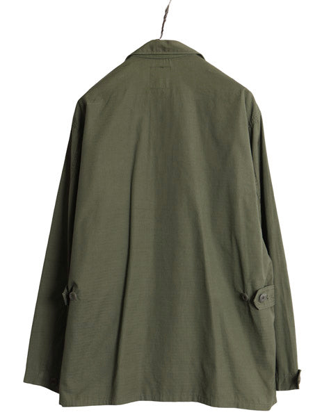 デッドストック 80s 民間 US ARMY ホットウェザー ジャケット LARGE REGULAR ヴィンテージ 87年製 ジャングル ファティーグ リップストップ
