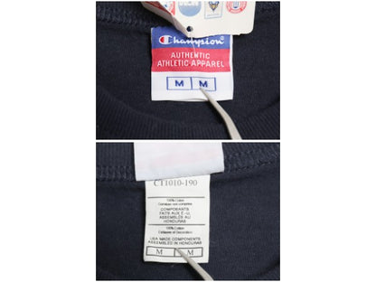 デッドストック 00s チャンピオン カレッジ プリント 半袖 Tシャツ メンズ M / オールド ヘビーウェイト コットン カットソー クルーネック