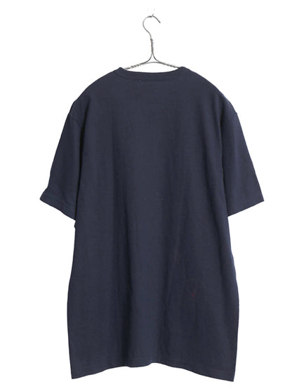 デッドストック 00s チャンピオン カレッジ プリント 半袖 Tシャツ メンズ M / オールド ヘビーウェイト コットン カットソー クルーネック