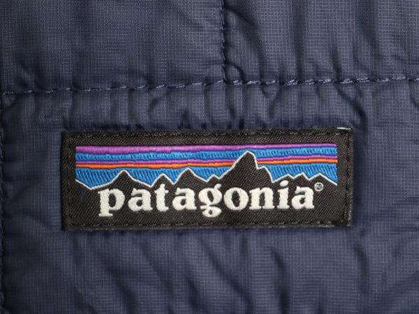 パタゴニア ナノ パフ ジャケット レディース S / 18年製 アウトドア 中綿 ナイロン キルティング フルジップ パッカブル ブルゾン 紺 軽量