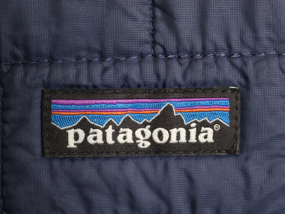 パタゴニア ナノ パフ ジャケット レディース S / 18年製 アウトドア 中綿 ナイロン キルティング フルジップ パッカブル ブルゾン 紺 軽量