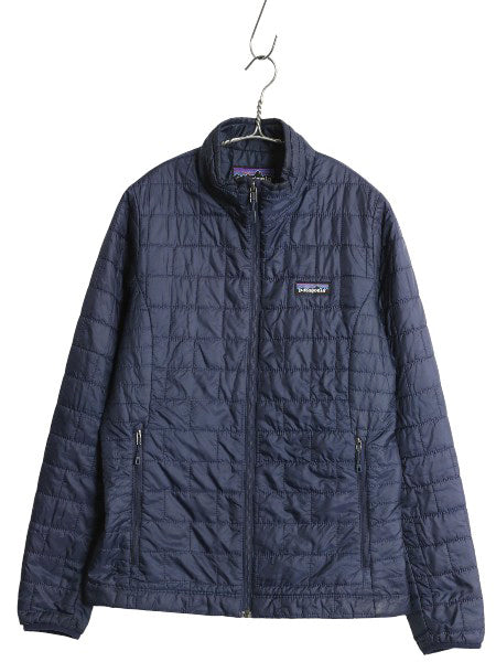 パタゴニア ナノ パフ ジャケット レディース S / 18年製 アウトドア 中綿 ナイロン キルティング フルジップ パッカブル ブルゾン 紺 軽量