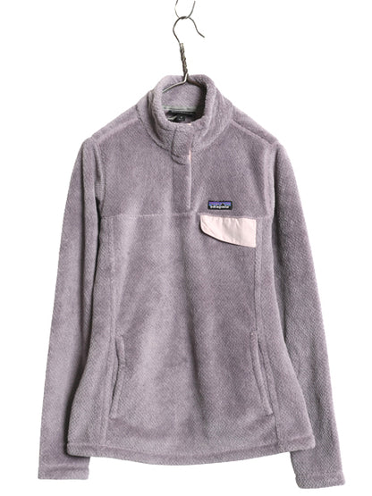 パタゴニア リツール スナップT プルオーバー ジャケット レディース М / 古着 18年製 フリース アウトドア ブルゾン ハイネック シンプル