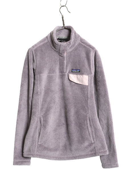 パタゴニア リツール スナップT プルオーバー ジャケット レディース М / 古着 18年製 フリース アウトドア ブルゾン ハイネック シンプル