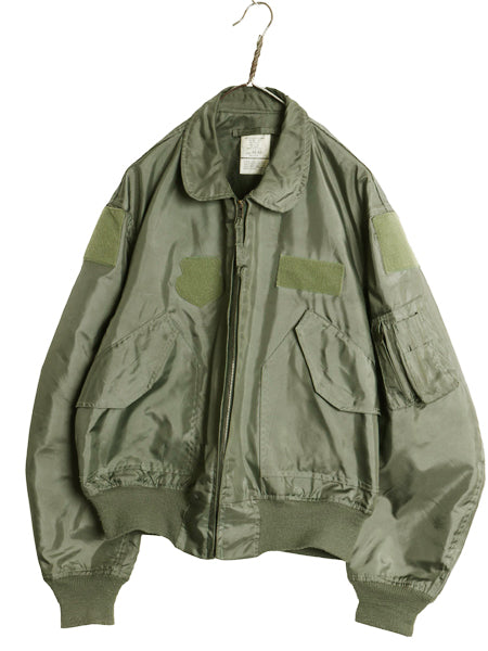 90s 米軍実物 CWU-36P サマー フライト ジャケット X-LARGE オールド 97年製 軍物 アラミド ミリタリー USAF エアフォース ボンバー セージ