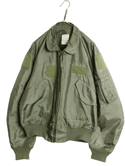 90s 米軍実物 CWU-36P サマー フライト ジャケット X-LARGE オールド 97年製 軍物 アラミド ミリタリー USAF エアフォース ボンバー セージ