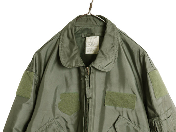 90s 米軍実物 CWU-36P サマー フライト ジャケット X-LARGE オールド 97年製 軍物 アラミド ミリタリー USAF エアフォース ボンバー セージ