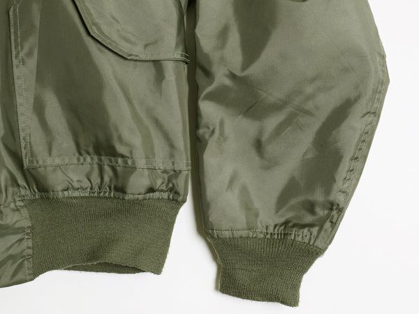 90s 米軍実物 CWU-36P サマー フライト ジャケット X-LARGE オールド 97年製 軍物 アラミド ミリタリー USAF エアフォース ボンバー セージ