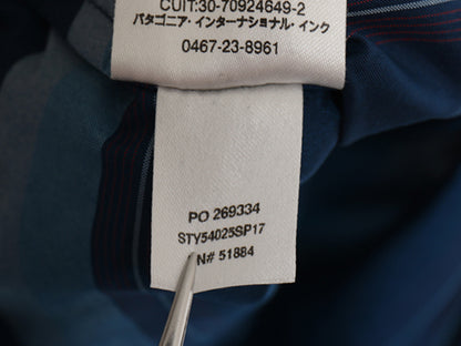 パタゴニア バンディート 半袖 シャツ メンズ S / 17年製 アウトドア 半袖シャツ ウエスタン ボーダー ワンポイント マルチカラー ボックス