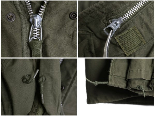 60s 米軍実物 US ARMY M-65 フィールド ジャケット SMALL REGULAR / 67年製 ヴィンテージ ミリタリー 軍物 2nd アルミ 中綿 ライナー付き