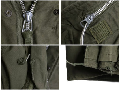 60s 米軍実物 US ARMY M-65 フィールド ジャケット SMALL REGULAR / 67年製 ヴィンテージ ミリタリー 軍物 2nd アルミ 中綿 ライナー付き