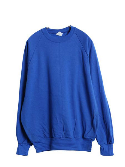 デッドストック 80s USA製 アンビル 無地 スウェット メンズ レディース L / ヴィンテージ トレーナー 裏起毛 ブランク トップス シンプル