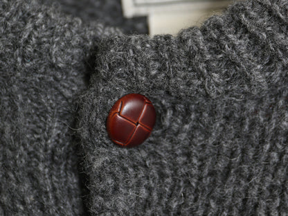 エルエルビーン ヘンリーネック ニット セーター メンズ M / アウトドア ラム ウール モックネック 長袖ニット プルオーバー 無地 シンプル