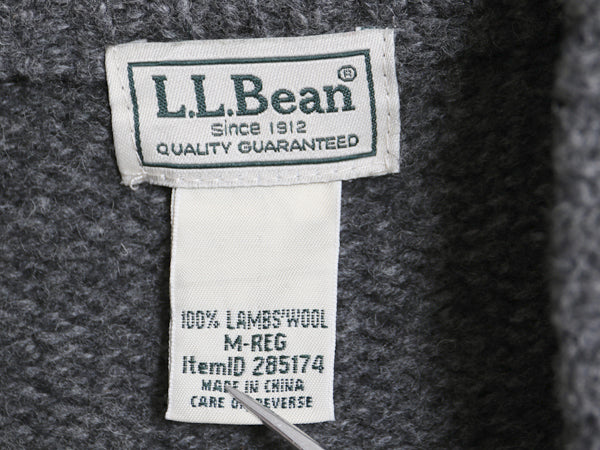 エルエルビーン ヘンリーネック ニット セーター メンズ M / アウトドア ラム ウール モックネック 長袖ニット プルオーバー 無地 シンプル