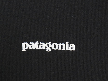 パタゴニア 両面 プリント 半袖 Tシャツ メンズ M / 19年製 アウトドア P6 ボックスロゴ バックプリント クルーネック カットソー ブラック