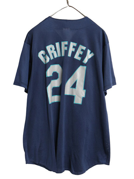 USA製 マリナーズ ベースボール シャツ メンズ XXL / MLB オフィシャル マジェスティック 大リーグ ユニフォーム 重ね着 野球 大きいサイズ