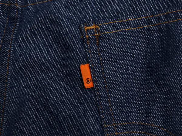 70s USA製 リーバイス フレア デニム パンツ 実寸 29 34 ヴィンテージ ブーツカット ベルボトム ジーンズ ジーパン 濃紺 42 TALON ボトムス