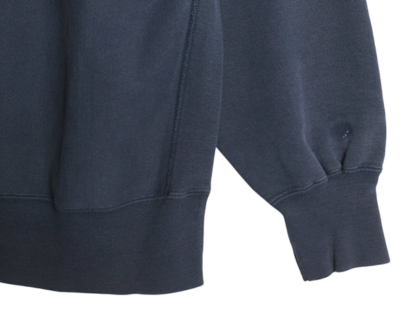 90s USA製 ★ チャンピオン リバースウィーブ カレッジ プリント スウェット メンズ XL オールド トレーナー 裏起毛 大きいサイズ ネイビー