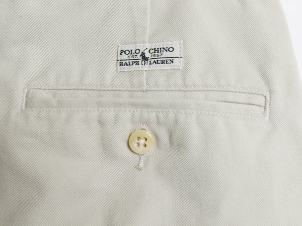 90's ポロ ラルフローレン コットン チノ パンツ メンズ 31 32 オールド ANDREW PANT スラックス チノパン ストレート ツータック ボトムス