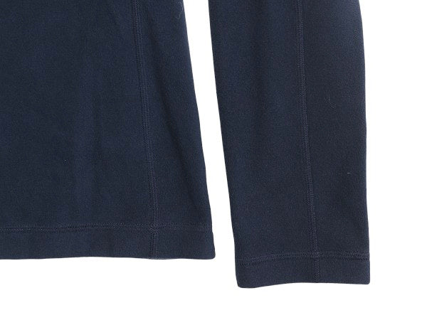 パタゴニア マイクロD ハーフジップ フリース プルオーバー メンズ M / 17年製 アウトドア ロンT 長袖 Tシャツ ハイネック 企業物 ネイビー