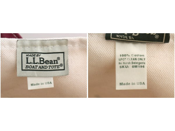 00s USA製 エルエルビーン キャンバス トート バッグ MEDIUM オールド アウトドア オープントップ ハンドバッグ 刺繍 ツートン 廃盤カラー